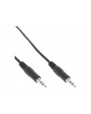 InLine Audiokabel Stereo Mini-Klinkenstecker M bis M 3 m Schwarz (99936A)