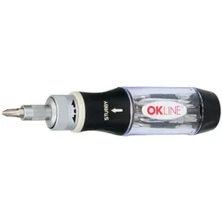 OK-Line, Schraubenzieher, Ratschen-Schraubendreherset 16in1 (Hex, Schlitz, TX)