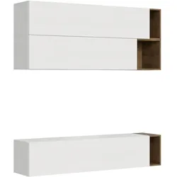 Zusammensetzung der Wohnzimmerwand H30 L.194 T.39,2