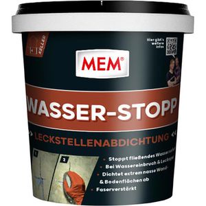 MEM Dichtmasse Wasser-Stopp, 1kg, für Wand, grau, für innen & außen, wasserdicht