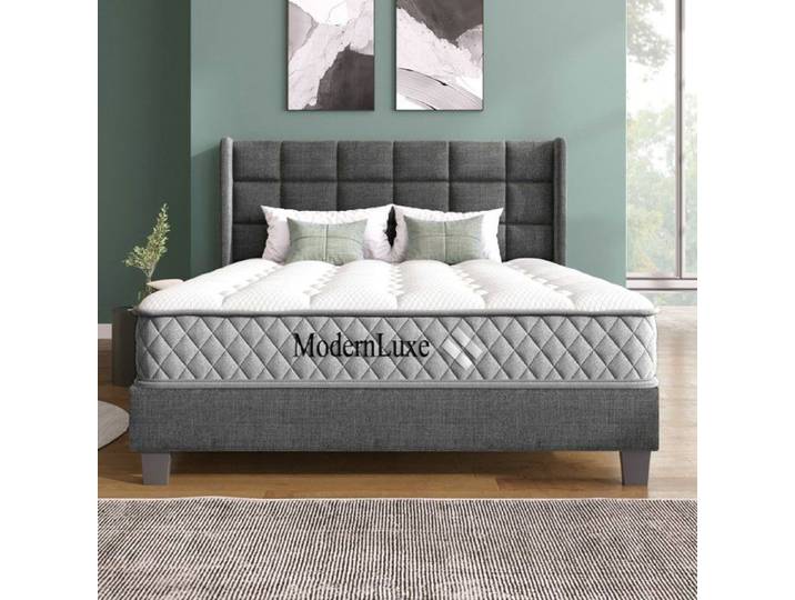 Matelas - LANGTU - 180x200 - Ressorts ensachés 7 zones - Fermeté H3 - 20 cm