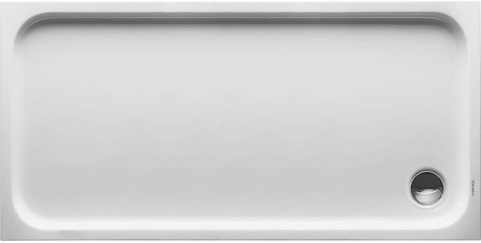 Duravit Rechteck-Duschwanne D-Code 720099000000001 Einbauversion, 1500 x 750 mm, weiss mit Antislip