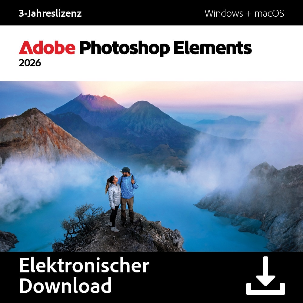 Adobe Photoshop Elements 2026 3 Jahre Downloadcode