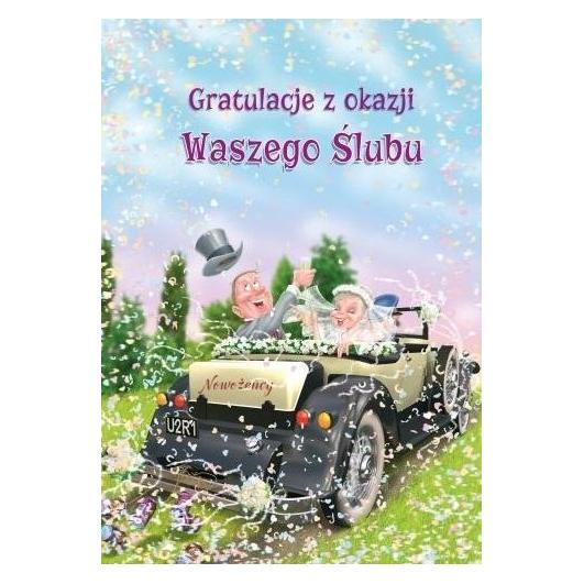 Trend Hochzeitsgrusskarte gross TDF11 (482906)