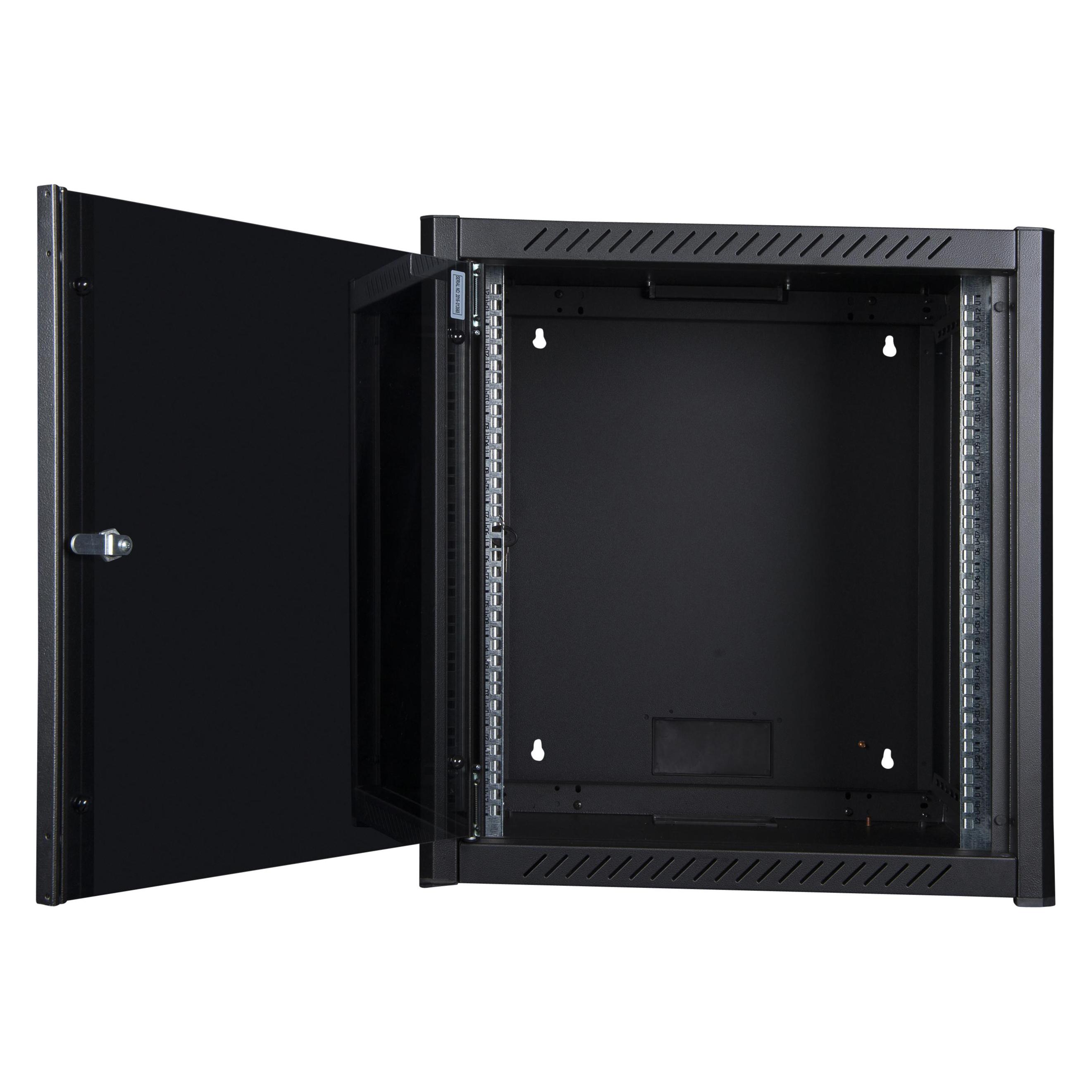 Logon RWM12U56BL Wandrek 12U Zwart rack (12 HE, 19 Zoll Rack) (RWM12U56BL)