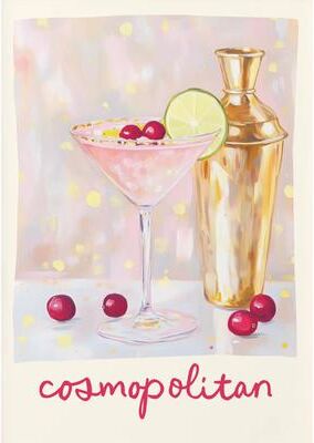 Inspire Select Aperol Spritz Cocktail Canvas Wall Art Italian Pizza, Wine & Negroni Kitchen Poster ct852 19.7 X 29.5 In unframed