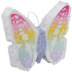 Relaxdays Pinata Schmetterling Weiß,Lila,Rosa