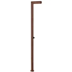 Gessi Outdoor Fertigmontageset G01 rund, für Außendusche, 1-Weg, 63201856, Farbe: Corten
