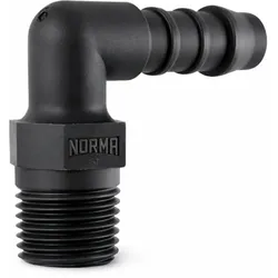 Einschraubstutzen Winkel-Stück NORMA Schlauchverbinder WES - 8mm / 1/4" NPT