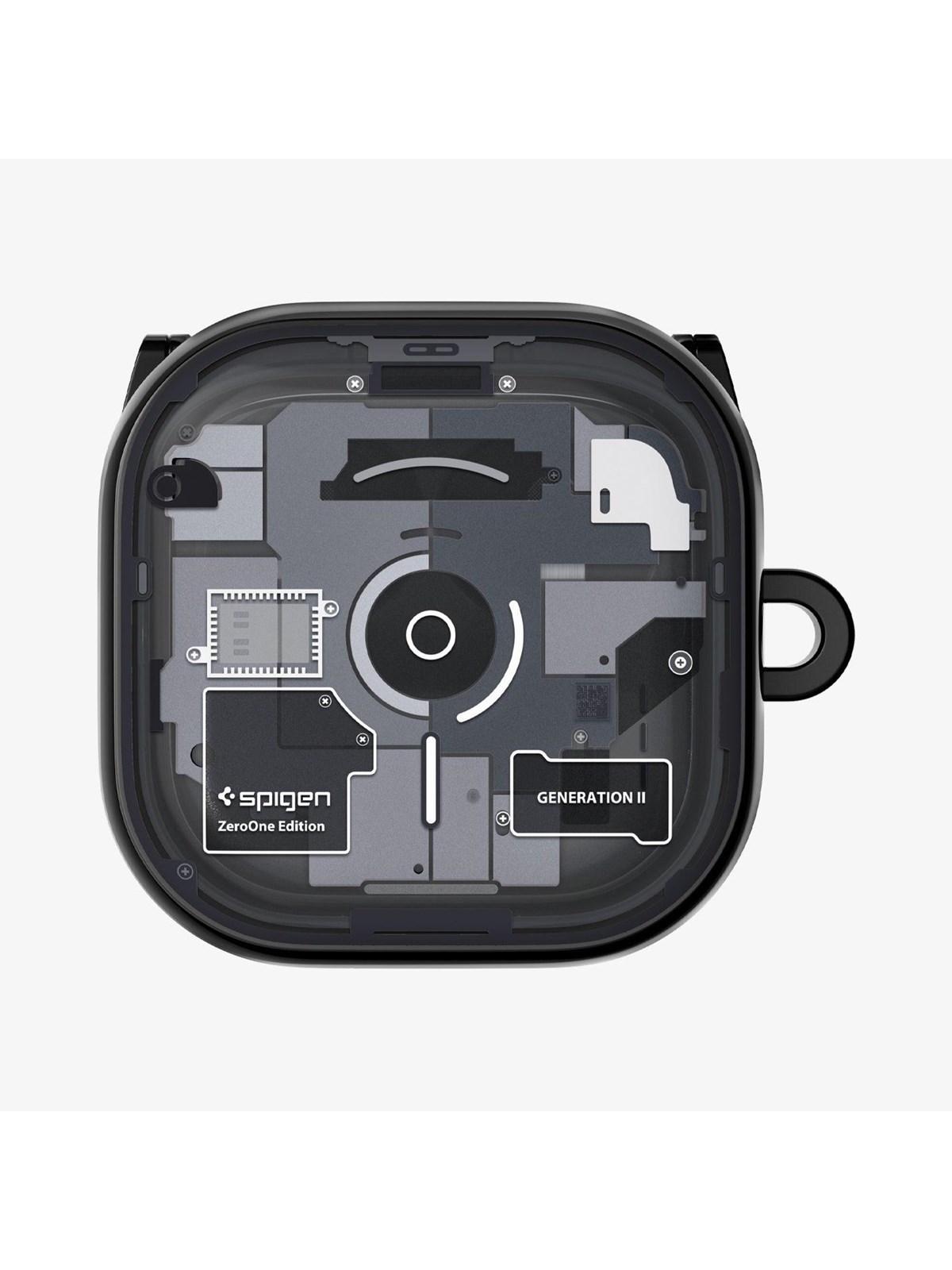 Spigen Ultra Hybrid - zero one black - Samsung Galaxy Buds 4 Pro/4