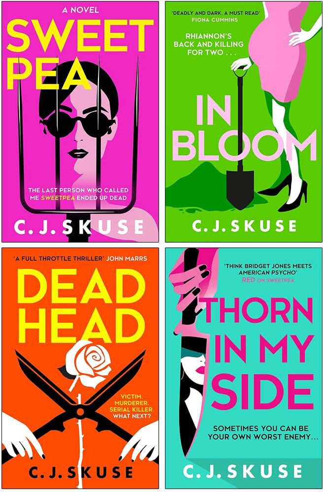 HQ Sweetpea Series 4 Books Collection Set By C. J. Skuse (Sweetpea, In Bloom, Dead Head & Thorn in my Side)