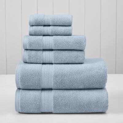Modern Threads 6-Piece Rayon from Bamboo & Cotton Blend Towel Set