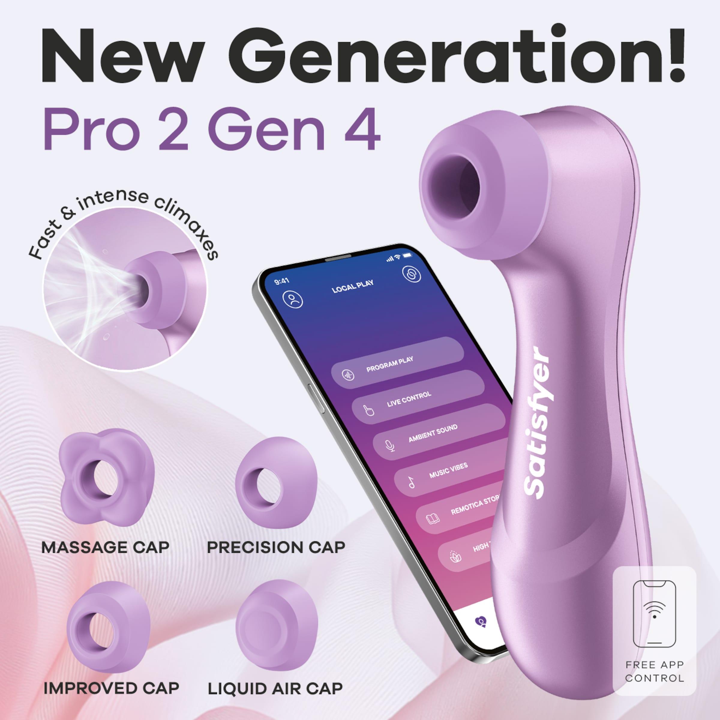 Satisfyer ‘Pro 2 Generation 4 Connect App’, 16,5 cm