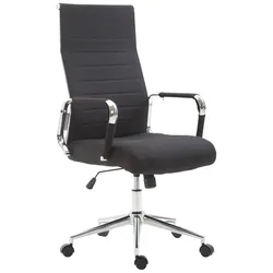 TPFLiving Bürostuhl Koro Stoff Grau