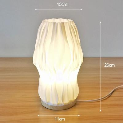 Uplifted Goods Elegant Pleated Desk Lamp For Cozy Atmosphere c eu Plug