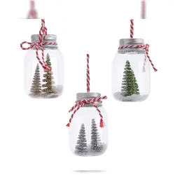 Christmas Decorations 1 Christbaumschmuck Tannenbaum Einmachglas Weihnachtskugeln Weihnachtsbaum klar