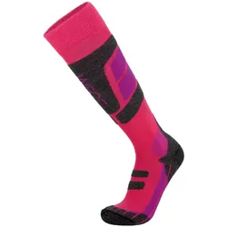 Wapiti W04 Ski-Strümpfe pink/grau - 36-38
