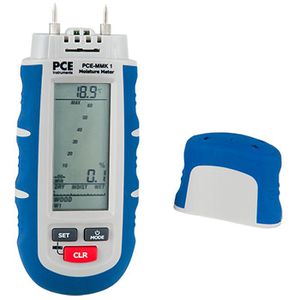 PCE Feuchtemessgerät MMK1, LC-Display, bis 150mm Messtiefe, Messung invasiv, Set