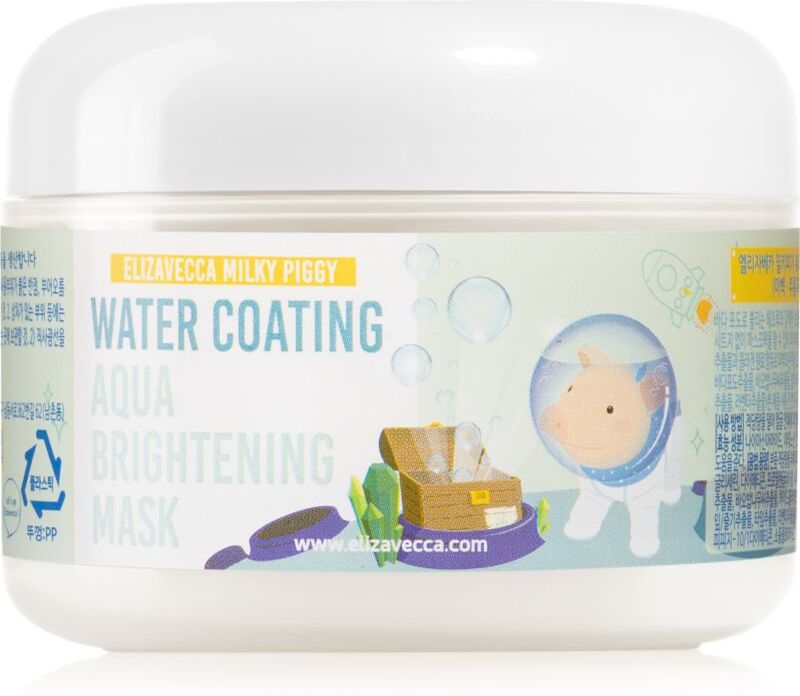 Elizavecca Milky Piggy Water Coating Aqua Brightening Mask Collagen Mask for Radiance and Hydration 100 g