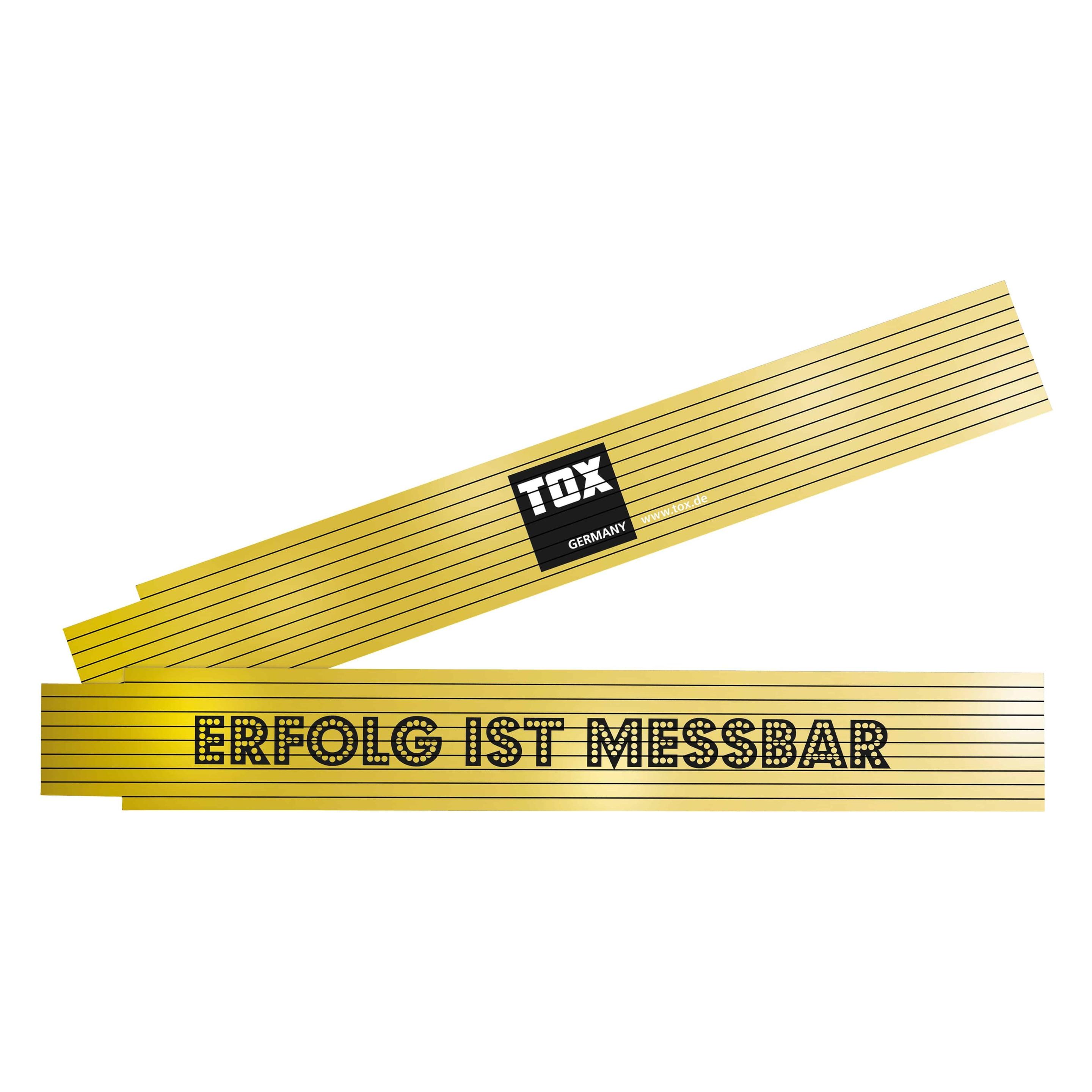 Tox Doppelmeter "Erfolg ist Messbar", 2 m (2 m) (09969005/T)