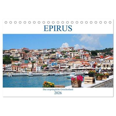 Epirus - Das ursprüngliche Griechenland (Tischkalender 2026 DIN A5 quer), CALVENDO Monatskalender
