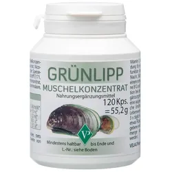 Grünlippmuschel Konzentrat Kapseln 120 St