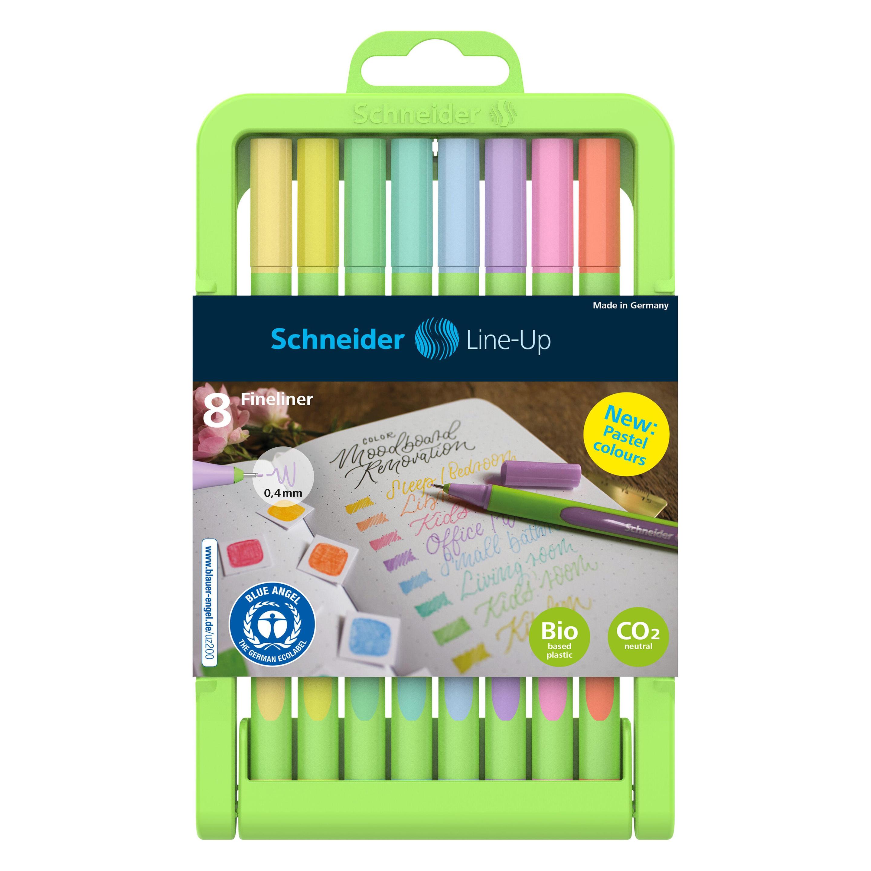 Schneider Fineliner Line up 8er pastell im Etui (8x) (191088)