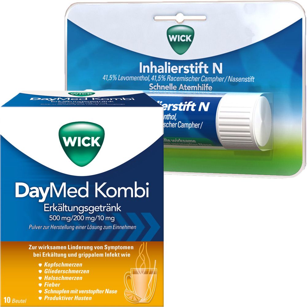 Erkältungsset Wick DayMed Kombi + Inhalierstift N 1 St Set
