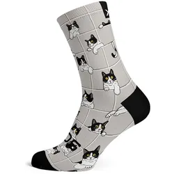 SOX FOOTWEAR Socken Peekaboo Paws Crew Socks L | 42-47