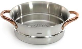 "BergHOFF Ouro Gold 18/10 Stainless Steel 9.5"" Steamer Insert, Two Side Handles"