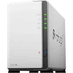 Synology DS223j (0 TB), NAS, Weiss