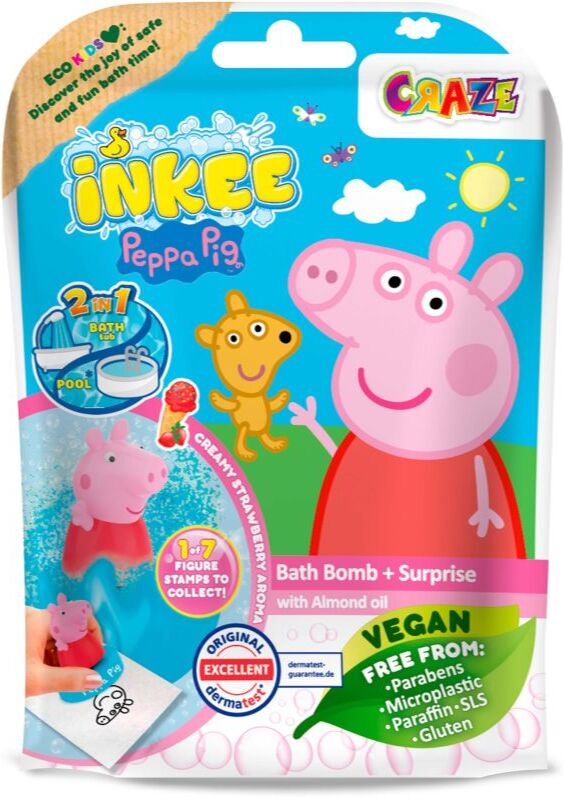 Peppa Pig Inkee bombe de bain 1 pcs