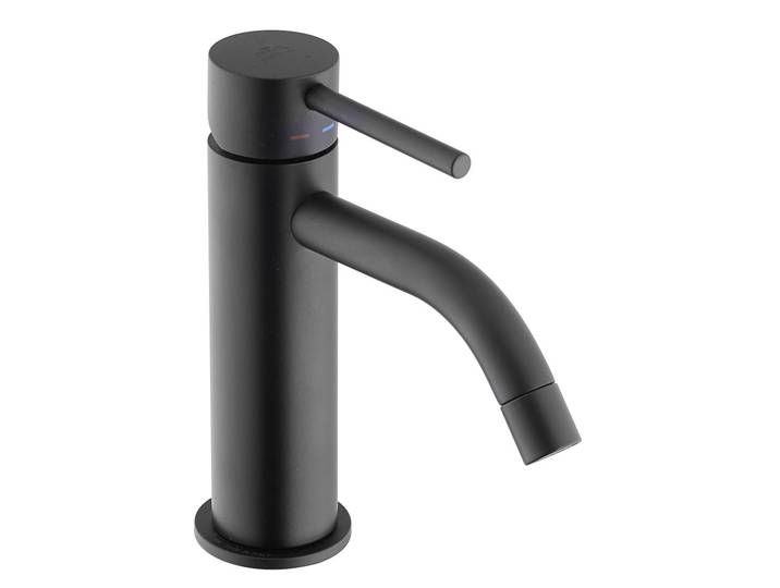 Light Mitigeur de lavabo avec mousseur + Cartouche 25mm, Noir mat (LIG071NO)