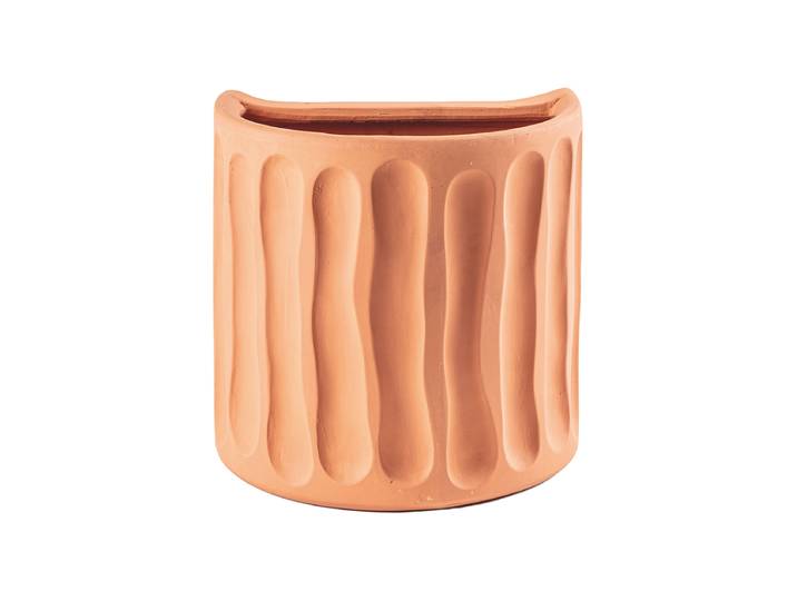 In- & Outdoor Design Wand-Blumentopf „Magna Graecia Dorico“ Terracotta Seletti