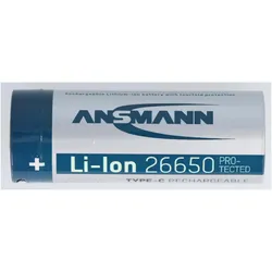 Ansmann Akku 26650 mit USB-C Ladebuchse (5100 mAh), Batterien + Akkus