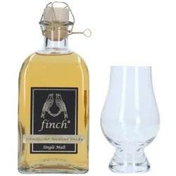 Finch Special Whisky Set - Single Malt Sherry + Glencairn Glas -...