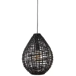 Pendelleuchte  Basket , schwarz , Maße (cm): H: 150  Ø: 27