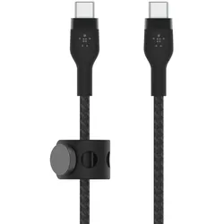Belkin BoostCharge Pro Flex USB-C auf USB-C Kabel (2 m, schwarz)