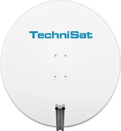 Satellitenspiegel 85 Zentimeter Durchmesser Aluminium, Sat-Spiegel weiß, Retail