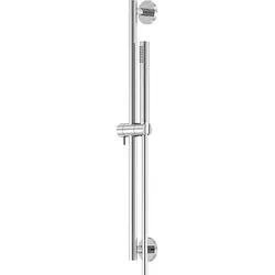 Steinberg Serie 340 Brausegarnitur 3401600 Stange 600mm, mit Handbrause, Brauseschlauch, chrom