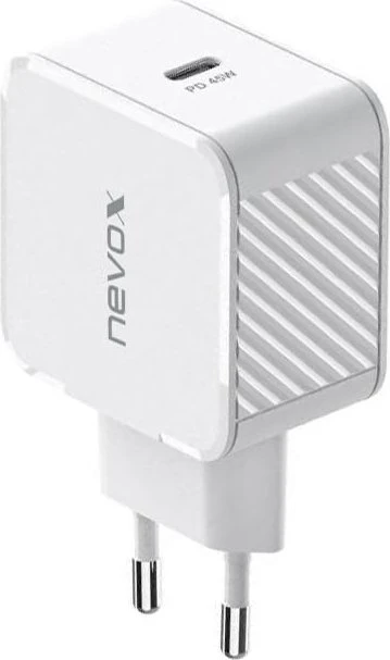 Nevox 45W SINGLE USB-C (PD) QC3.0 Ladegerät GaN (weiß, PD 3.0, QC 3.0)