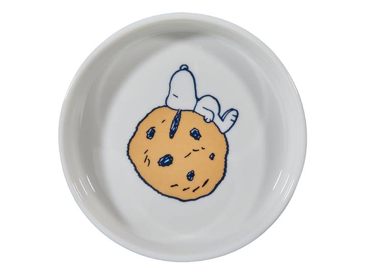 Schmuckteller Cookie 10 x 2 x 10cm Weiß/Weiß