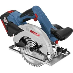Akku-Kreissäge GKS 18V-57 G Bosch 18V, 2x 4.0 Ah Akkus & Ladegerät