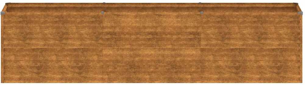 vidaXL Jardinière surélevée 291 x 50 x 69 cm Acier Corten