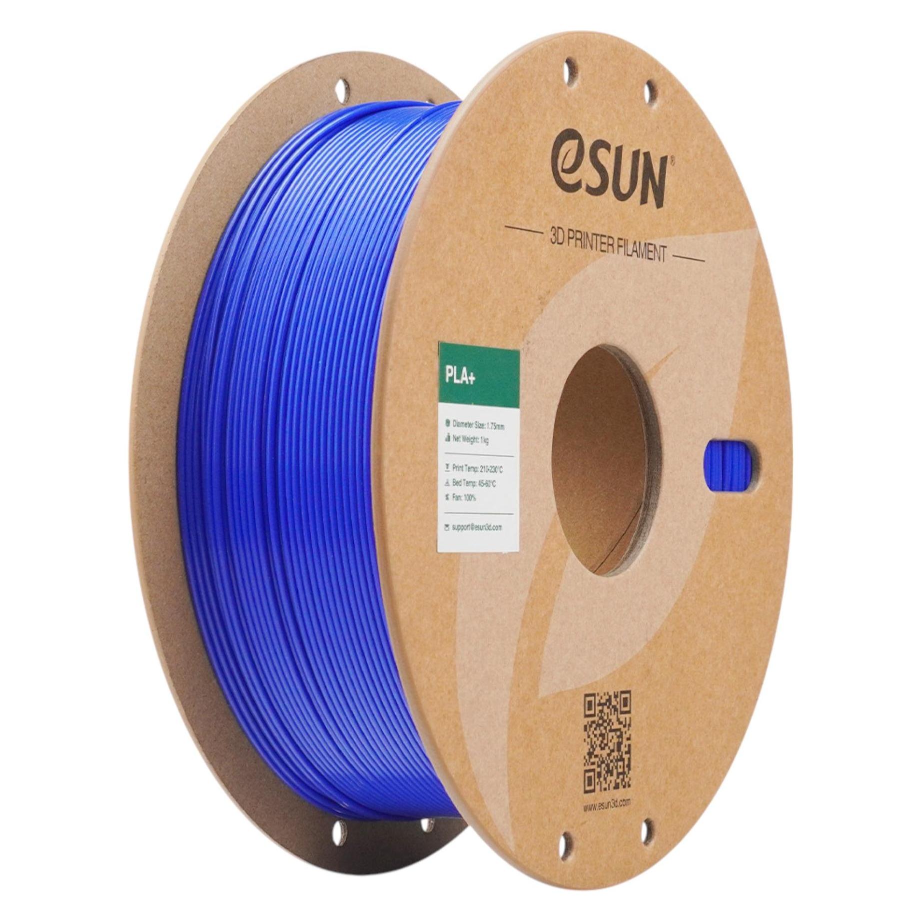 eSUN PLA+ RGB Blau Filament 1.75mm 1Kg (PLA+, 1000 g, 1.75 mm) (PLA+175P-U1P1)