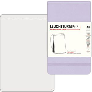 Leuchtturm1917 Notizblock Pocket Lilac, 368161, lila, A6, blanko, 80 g/m², 92 Blatt / 184 Seiten
