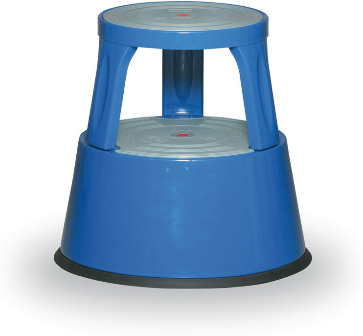 B2B Partner Metall-Tritthocker, blau