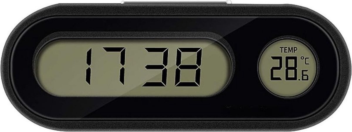 Digitale Klok met Thermometer voor Dashboard van Mini-Voertuig