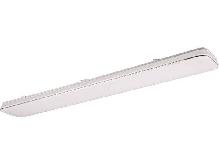 REALITY LEUCHTEN LED Deckenleuchte BLANCA, elegant schlichte weiße LED Deckenlampe, 120x17 cm, kaltweiß , weiß, 1, H: 6cm, 1 Stk., Leuchten, 3-Stufen dimmbar über Wandschalter, Deckenlampe für Büro Flur Treppe, LED Deckenleuchte