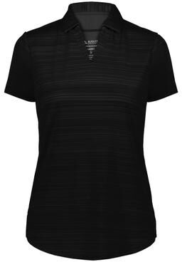 Augusta Sportswear AS7002 Women's Pursuit Polo Shirt in Black size Medium   Polyester 7002